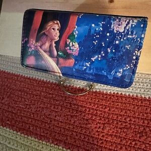 Disney Blue and Pink Rapunzel Wallet